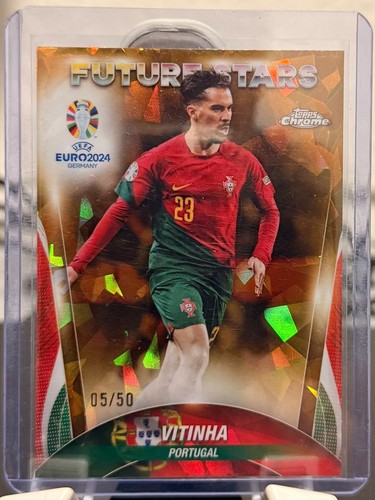 Vitinha 2024 Topps Chrome Sapphire /50