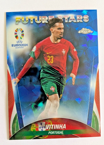 Vitinha 2024 Topps Chrome Sapphire Edition