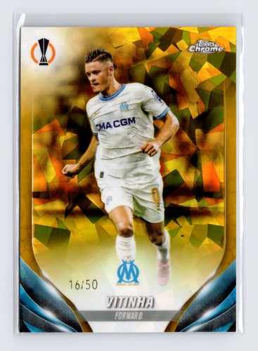 Vitinha 2023 Topps Chrome Sapphire Gold /50