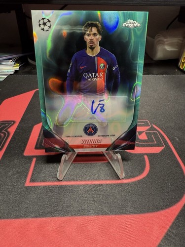 Vitinha 2024 Topps Chrome Teal Lava
