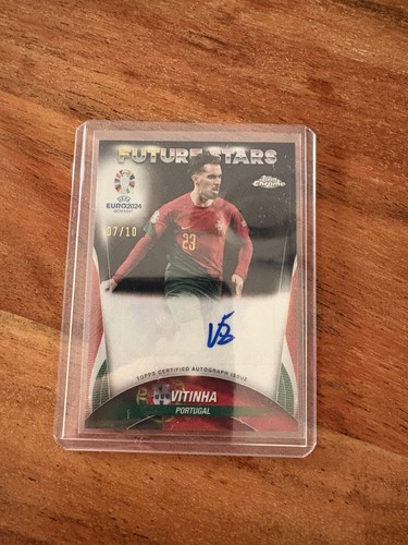 Vitinha 2024 Topps Chrome UEFA Euro Sapphire Edition /10