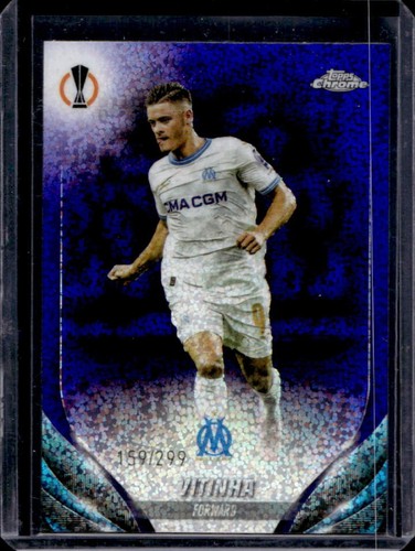 Vitinha 2024 Topps Chrome UEFA Violet Speckle Refractor /299