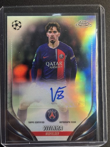 Vitinha 2023 Topps Cromo Club UEFA Plata