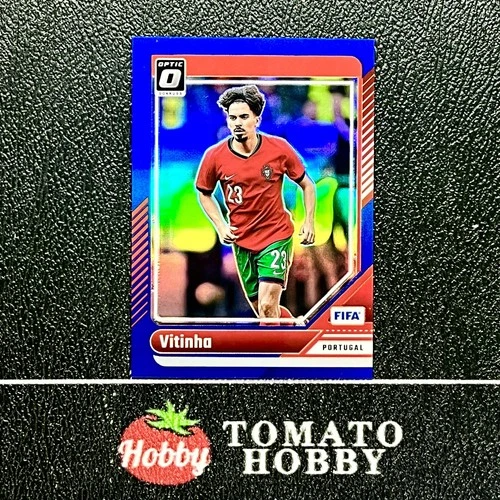 Vitinha 2024 Panini Donruss FIFA 2024-25 Optica Prizm Blue Refractor /149