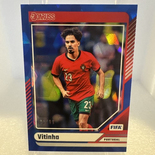 Vitinha 2024 Panini Donruss FIFA Blue Cubic /99