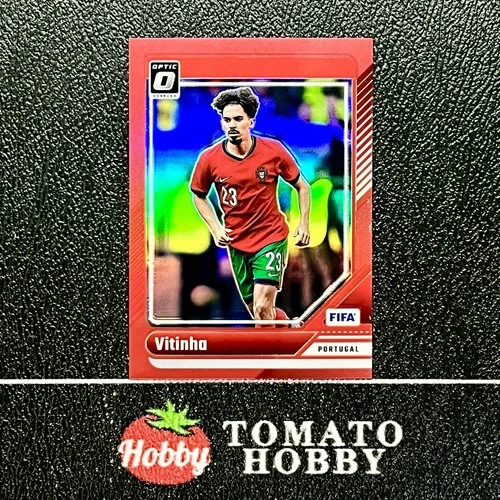 Vitinha 2024 Panini Donruss FIFA Red Refractor /299