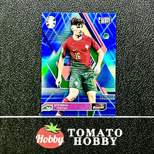 Vitinha 2022 Topps Finest Blue Aqua Vaporwave /250