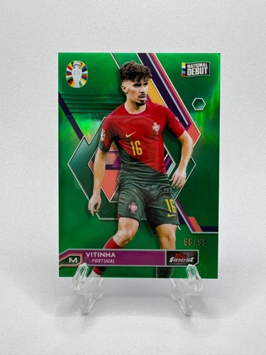Vitinha 2023 Topps Finest Green Refractor /99