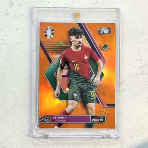 Vitinha 2023 Topps Finest Orange Refractor /25