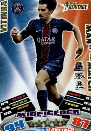 Vitinha 2025 Topps Match Attax UEFA