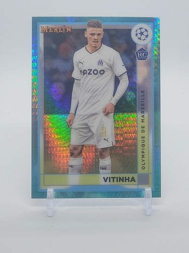 Vitinha 2022 Topps Merlin Chrome Aqua Prism Refractor