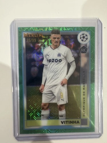 Vitinha 2022 Topps Merlin Chrome Green /99