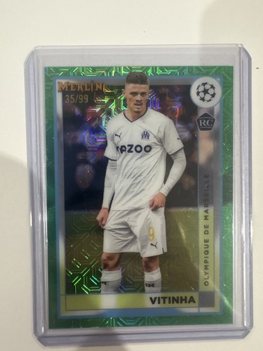 Vitinha 2022 Topps Merlin Chrome Green /99