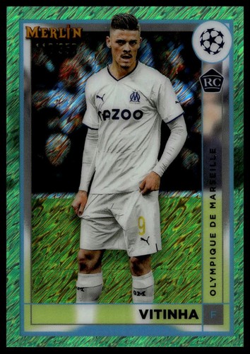 Vitinha 2022 Panini Merlin Chrome Green Refractor /350