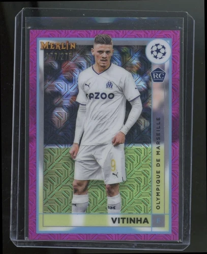 Vitinha 2022 Topps Merlin Chrome Rosa Mojo Rifrattore /275