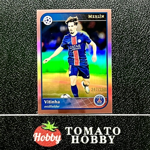 Vitinha 2024 Topps Merlin Chrome Rose Gold Refractor /250