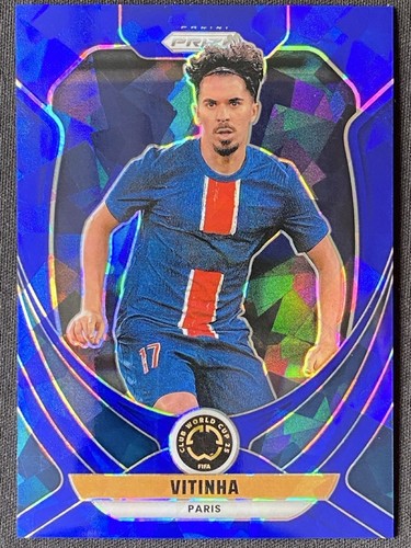 Vitinha 2025 Panini Prizm Blue Ice Prizm /175