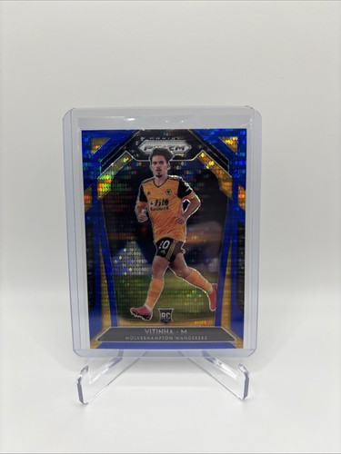 Vitinha 2020 Panini Prizm Blue Pulsar Refractor #140