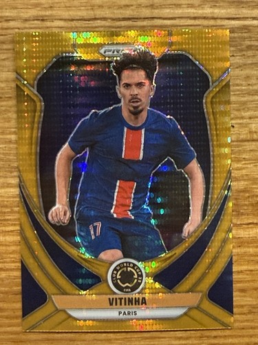 Vitinha 2025 Panini Prizm Club World Cup Gold Pulsar Prizm /10
