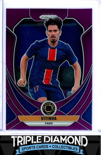 Vitinha 2025 Panini Prizm Club World Cup Purple Prizm /125
