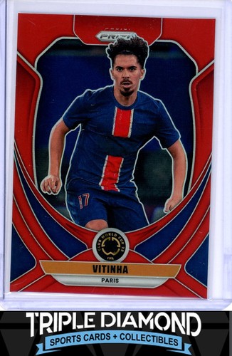Vitinha 2025 Panini Prizm Club World Cup Red Prizm /199