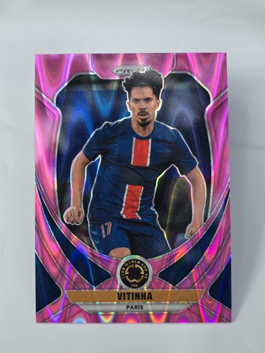 Vitinha 2025 Panini Prizm Copa Mundial de Clubes de la FIFA 2025 Rosa Sísmico /299