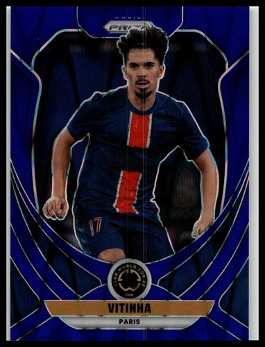 Vitinha 2025 Panini Prizm FIFA Club World Cup Blue Seismic /275