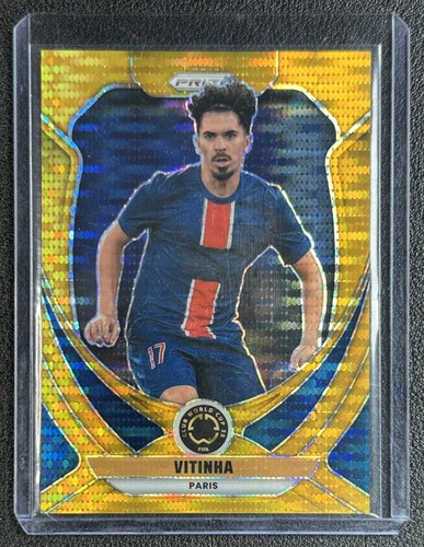 Vitinha 2025 Panini Prizm FIFA Club World Cup Gold Pulsar 3/10