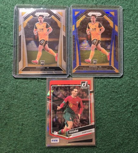Vitinha 2021 Panini Prizm Premier League Blue Pulsar Prizm