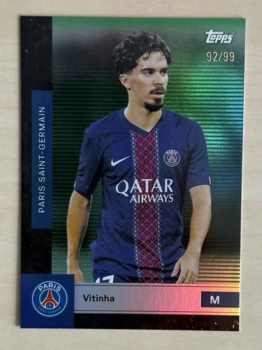 Vitinha 2025 Topps PSG Team Set /99