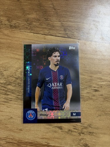 Vitinha 2025 Topps PSG Team Set Foil