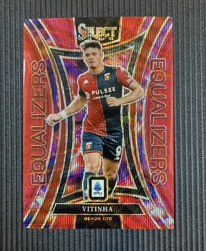 Vitinha 2024 Panini Select Red Wave Prizm /49