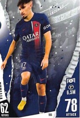 Vitinha 2023 Topps Match Attax UEFA Club Competitions