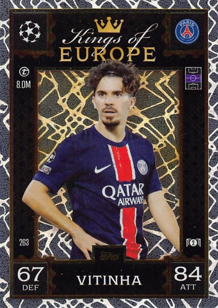 Vitinha 2024 Topps Match Attax UEFA Club Competitions Extra