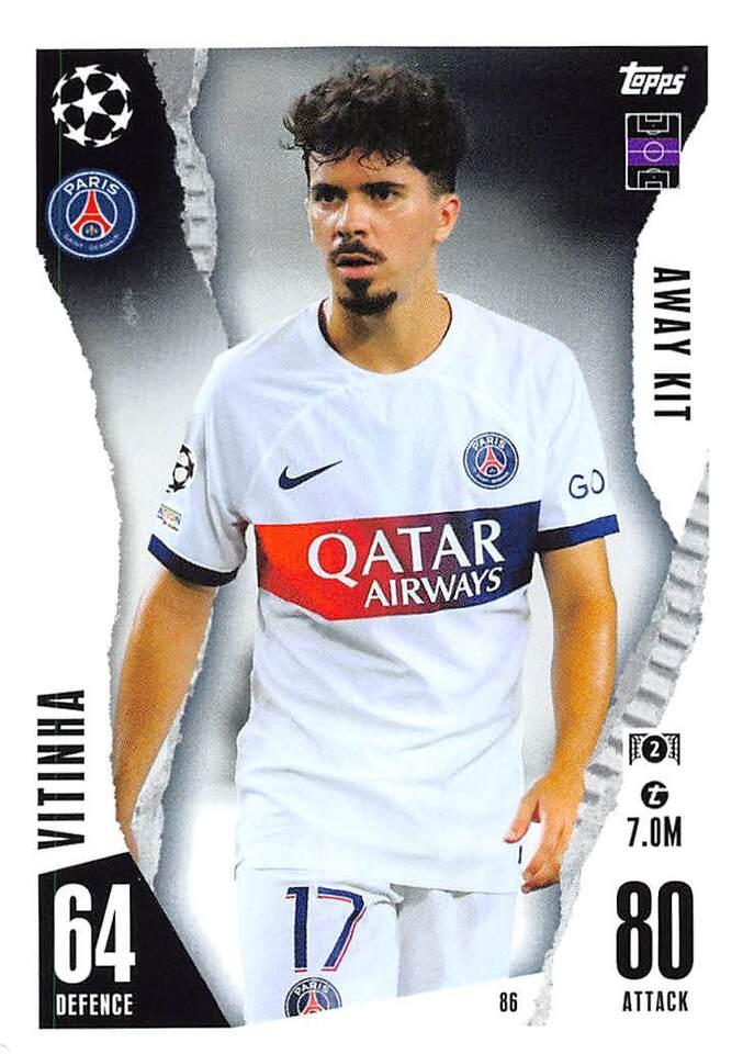 Vitinha 2023 Topps Match Attax UEFA Club Competitions Extra