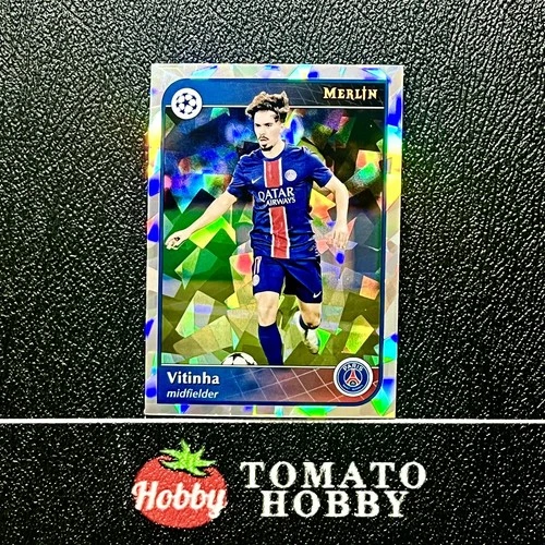 Vitinha 2024 Topps Merlin Chrome UEFA Atomic Refractor