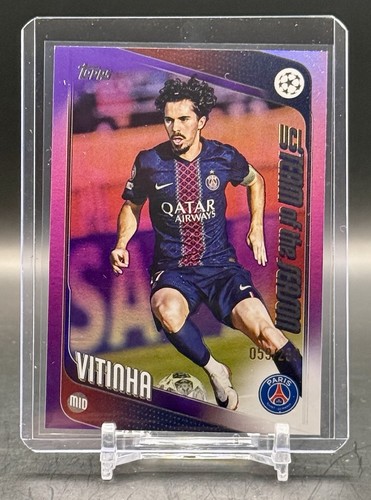 Vitinha 2026 Topps UEFA Club Competition Purple Foil /250