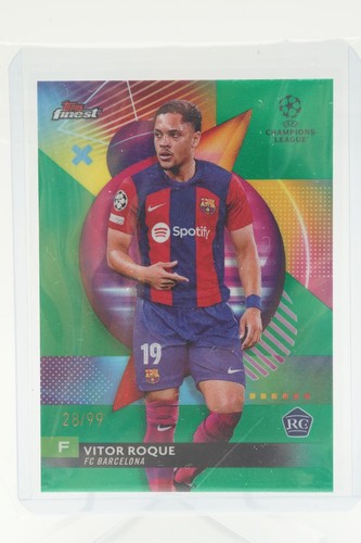 Vitor Roque 2024 Topps Finest Green /99