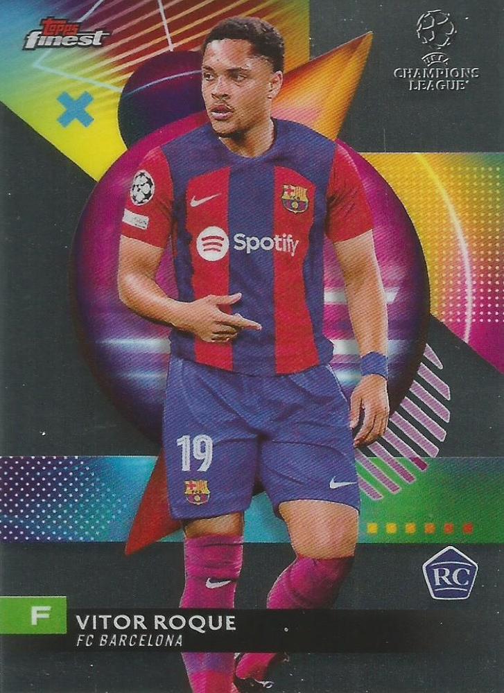 Vitor Roque 2023 Topps Finest UEFA Club Competitions