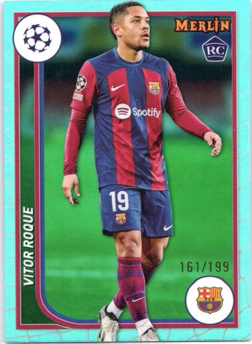 Vitor Roque 2023 Topps Merlin Chrome