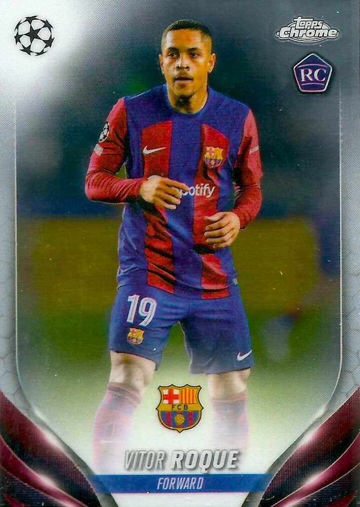 Vitor Roque 2023 Topps Chrome UEFA Club Competitions