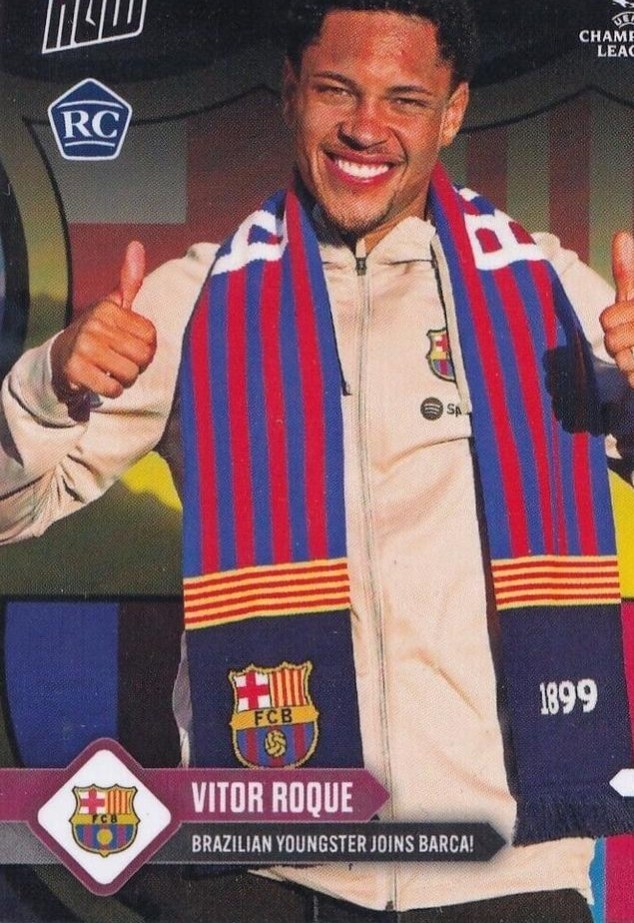 Vitor Roque 2023 Topps Now UEFA Champions League