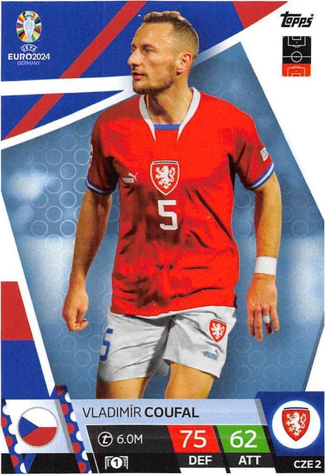 Vladimir Coufal 2024 Topps Match Attax UEFA EURO