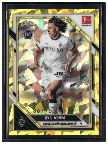 Wael Mohya 2025 Topps Chrome Sapphire Yellow /75