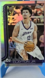 Walter Clayton Jr. 2025 Topps Chrome Refractor