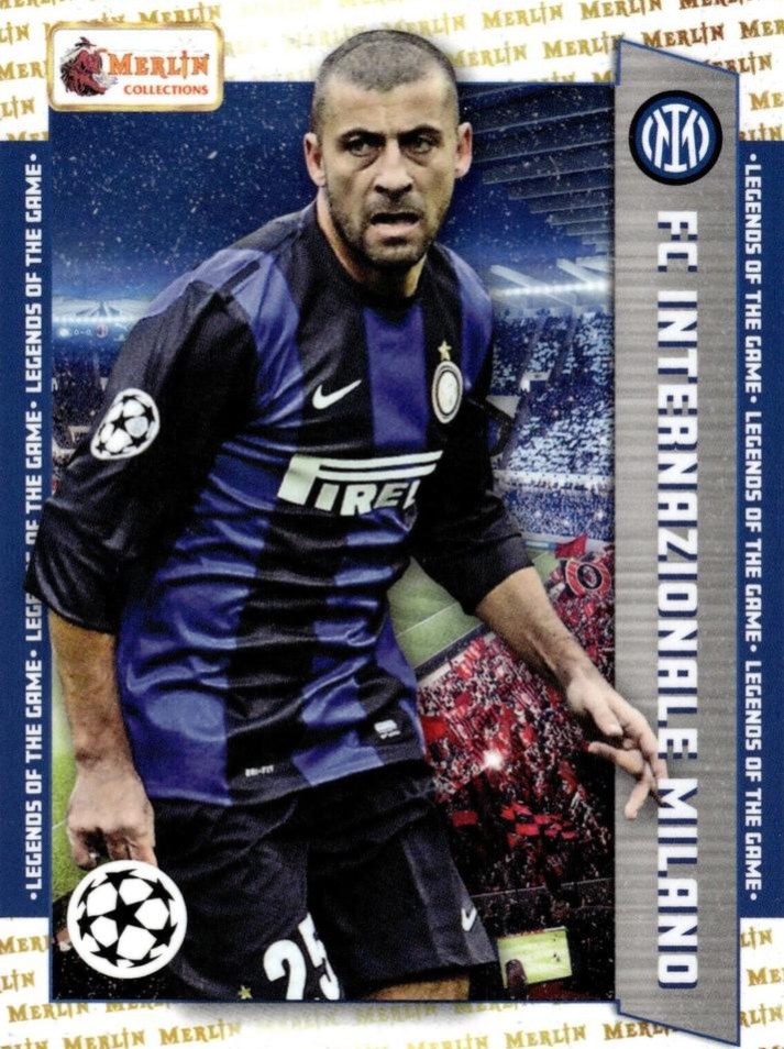 Walter Samuel 2023 Topps Merlin Heritage UEFA Club Competitions