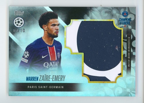 Warren Zaire-Emery 2024 Topps Champions D'Europe Red /10