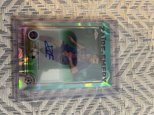 Warren Zaire-Emery 2024 Topps Chrome Aqua Lava Refractor /199