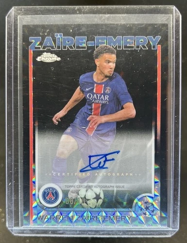 Warren Zaire-Emery 2024 Topps Chrome Black Geometric Refractor /10