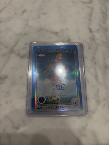 Warren Zaire-Emery 2024 Topps Chrome Blue Refractor /150